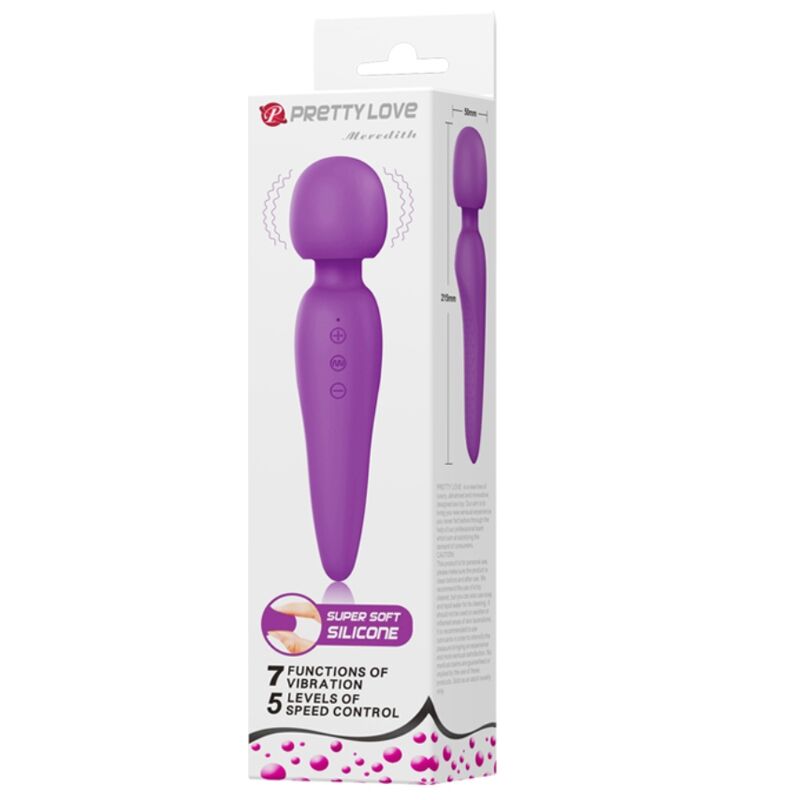 PRETTY LOVE - MASSAGEADOR MEREDITH 12 MODOS DE VIBRAÇÃO