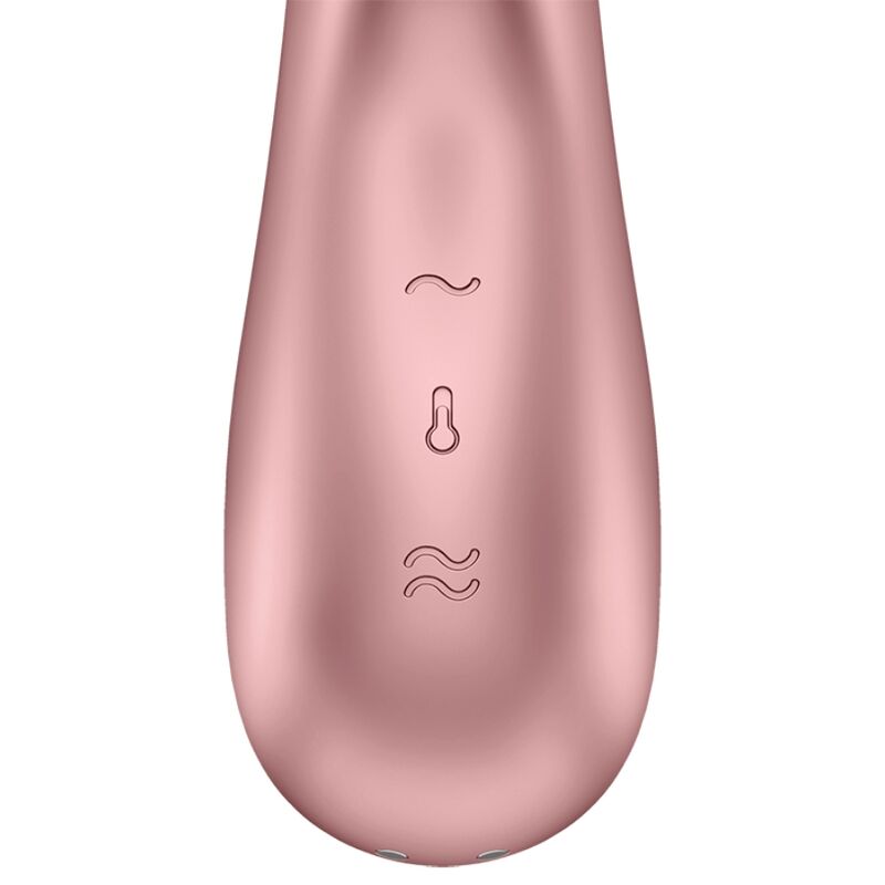 SATISFYER - VIBRADOR HOT LOVER ROSA E BEGE