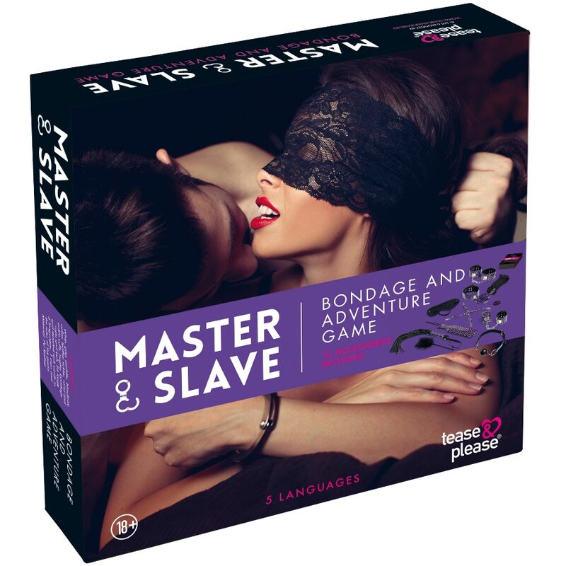 TEASE & PLEASE - CONJUNTO DE 13 ACESSÓRIOS DE BONDAGE LILÁS