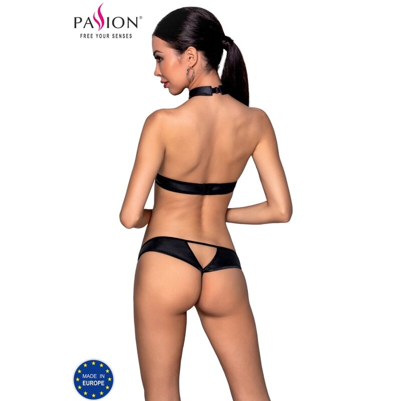 PAIXÃO - CONJUNTO DE COURO ECOLÓGICO MALWIA L/XL