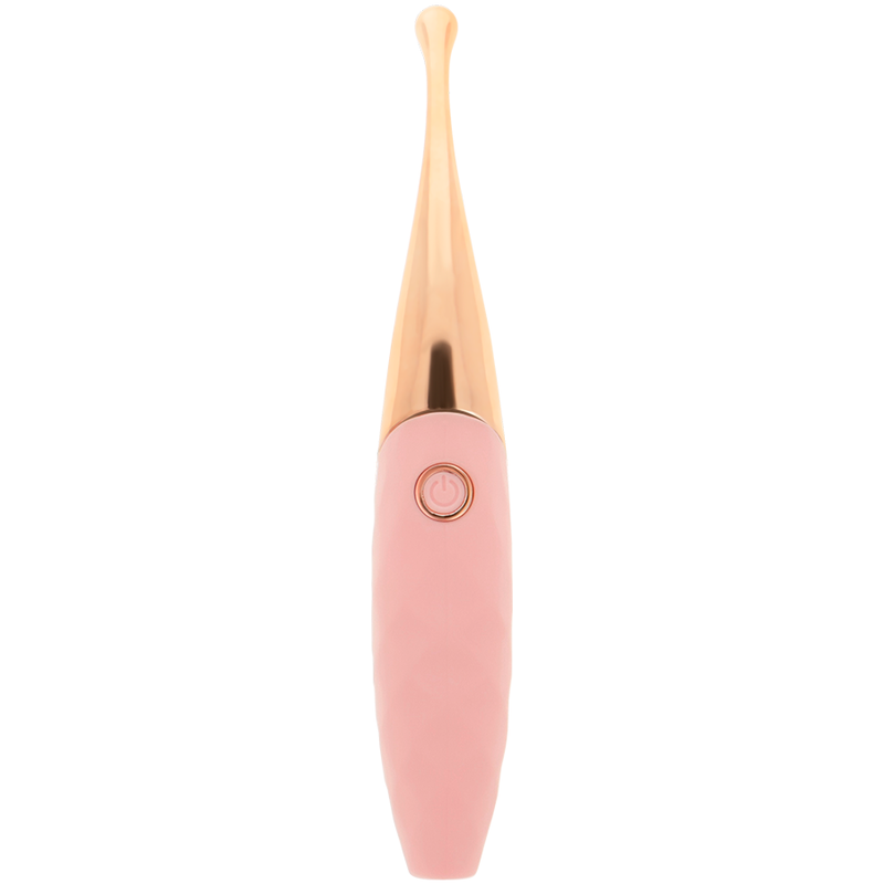 OHMAMA - ESTIMULADOR DE CLITÓRIS RECARREGÁVEL 36 MODOS ROSA-ROSA GOLD