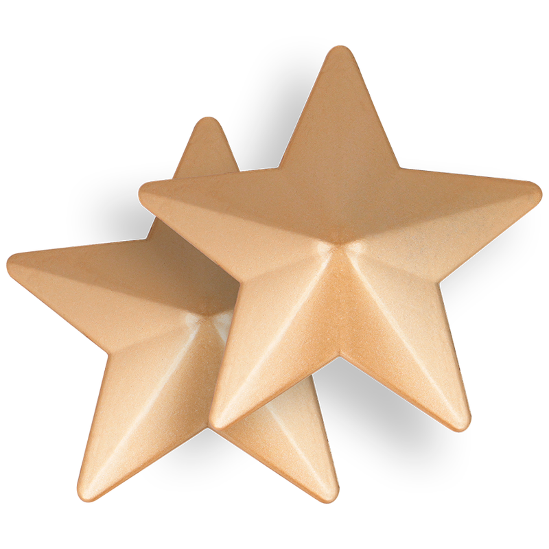 COQUETTE CHIC DESIRE - COBERTORES DE MAMILOS ESTRELAS DOURADAS
