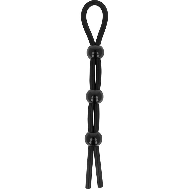 OHMAMA FETISH - ANEL DE CORDÃO COM PÊNIS E TESTÍCULOS