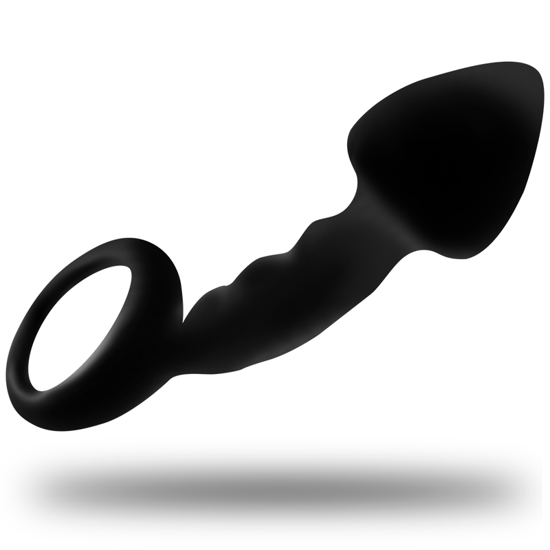 OHMAMA - PLUG ANAL ACANALADO CON ANILLO