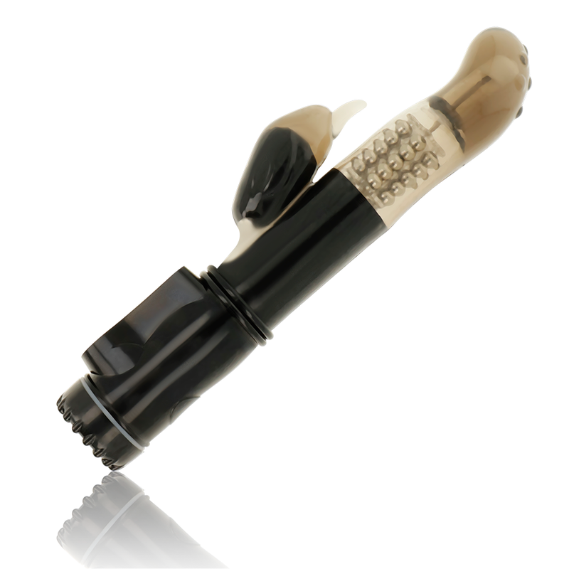 OHMAMA - VIBRADOR ROTATOR COM ESTIMULADOR DE CLITÓRIS DELFIN