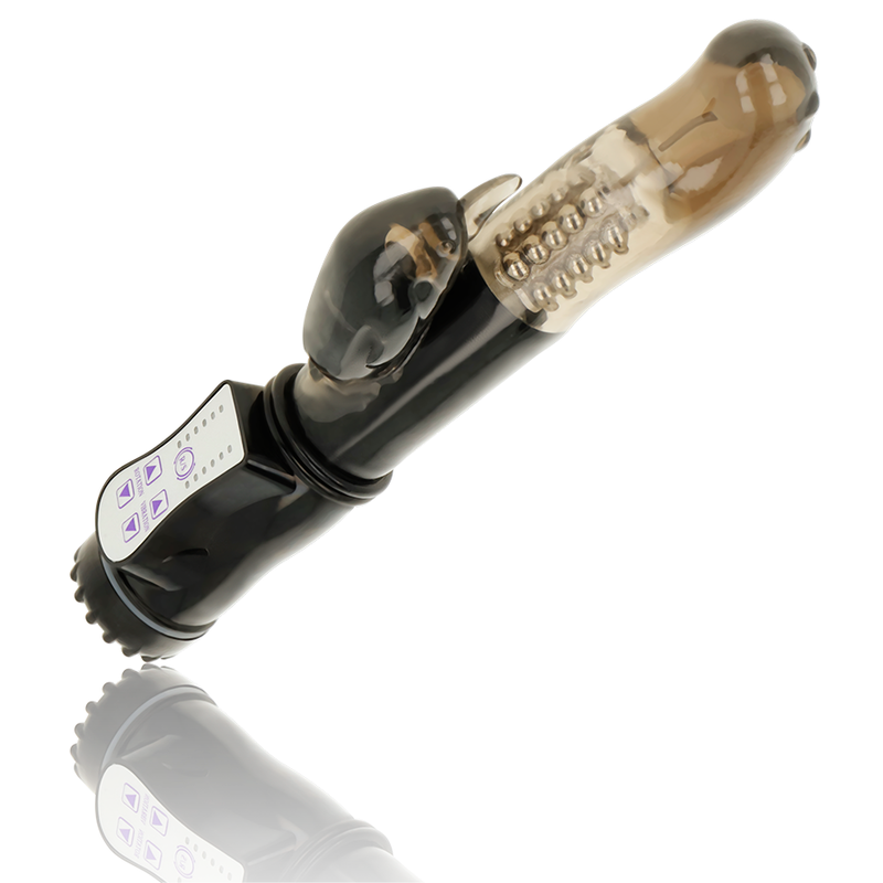 OHMAMA - VIBRADOR ROTATOR COM ESTIMULADOR DE CLITÓRIS DELFIN