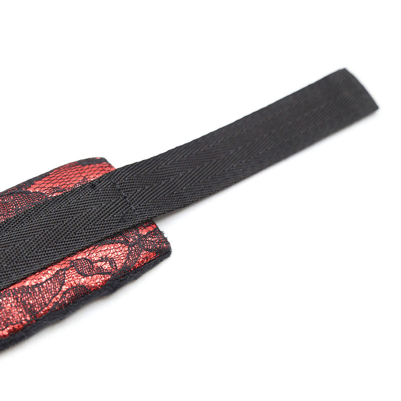 FETICHE OHMAMA - ALGEMAS DE VELUDO COM FITA DE NYLON