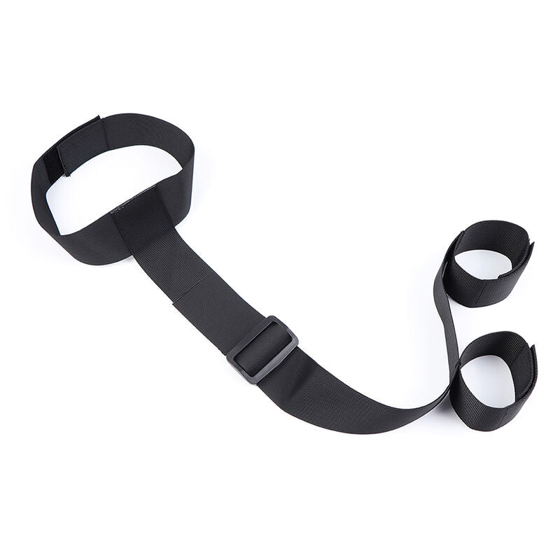 OHMAMA FETISH - WRIST HANDCUFFS AND NYLON NECKLACE