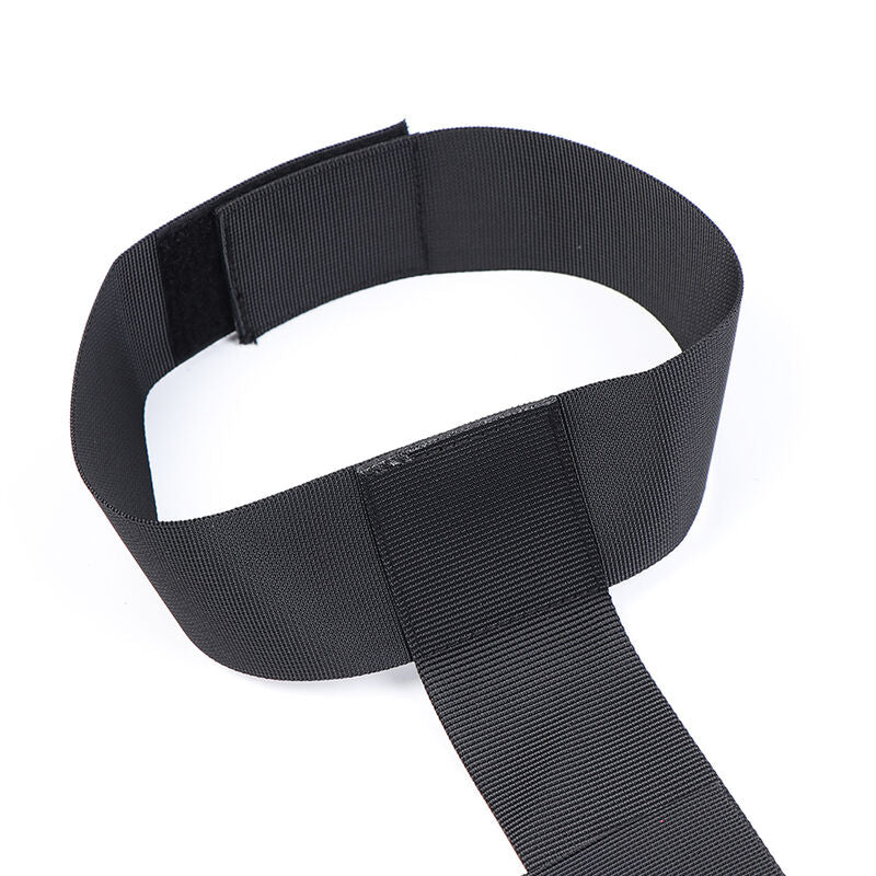 OHMAMA FETISH - WRIST HANDCUFFS AND NYLON NECKLACE