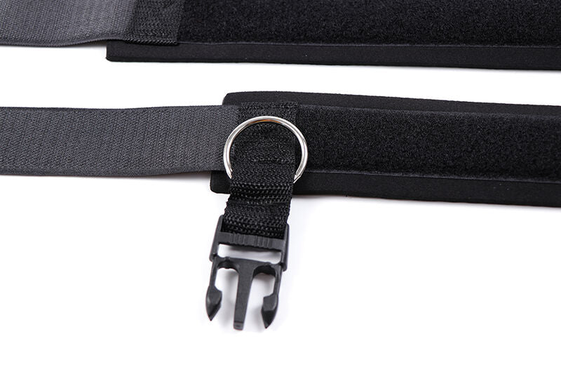 OHMAMA FETISH - RESTRIÇÕES DE PULSO COM FECHAMENTO DE NEOPRENE COM GANCHO E LAÇO