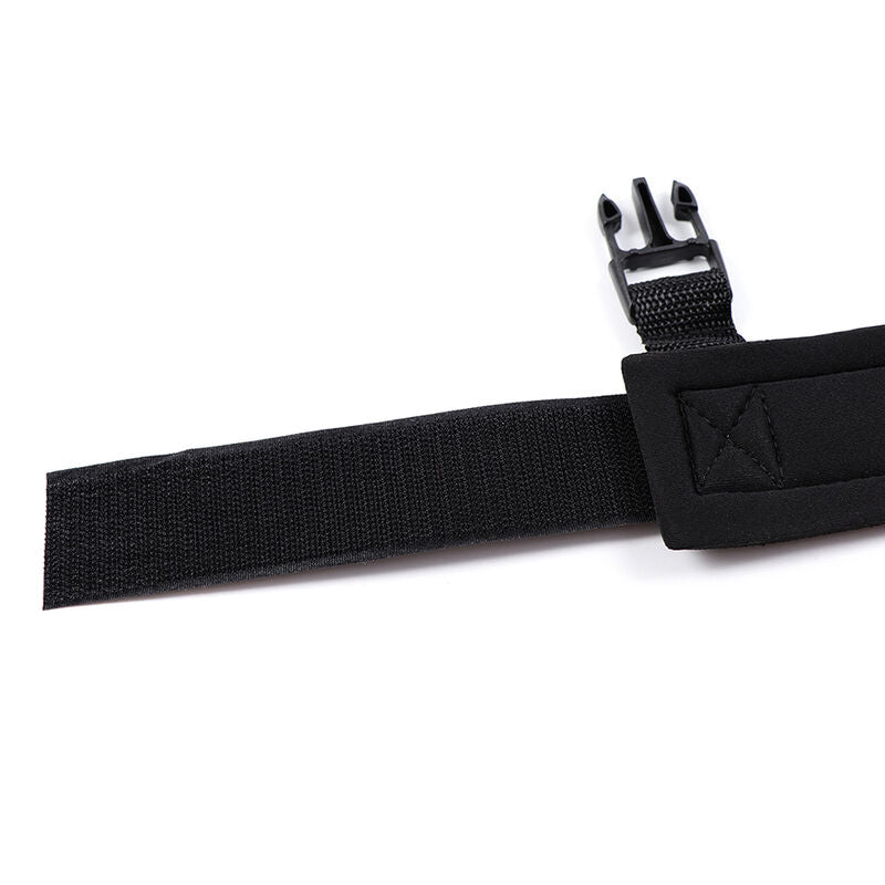 OHMAMA FETISH - RESTRIÇÕES DE PULSO COM FECHAMENTO DE NEOPRENE COM GANCHO E LAÇO