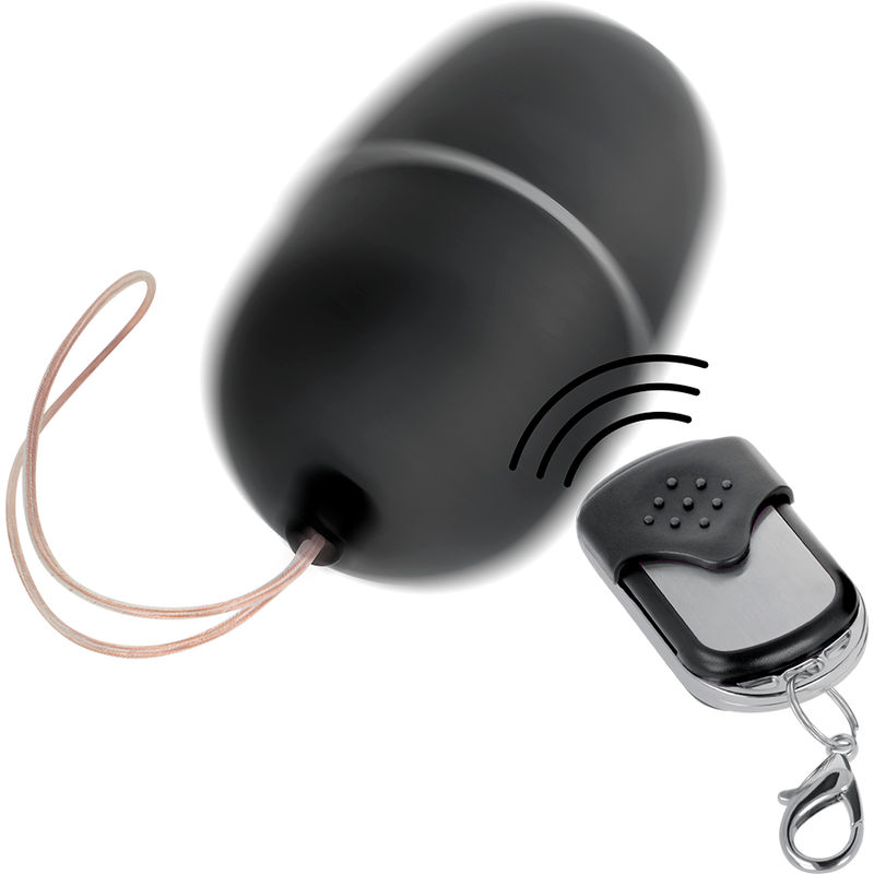 EN LÍNEA - HUEVO VIBRADOR CON CONTROL REMOTO M NEGRO