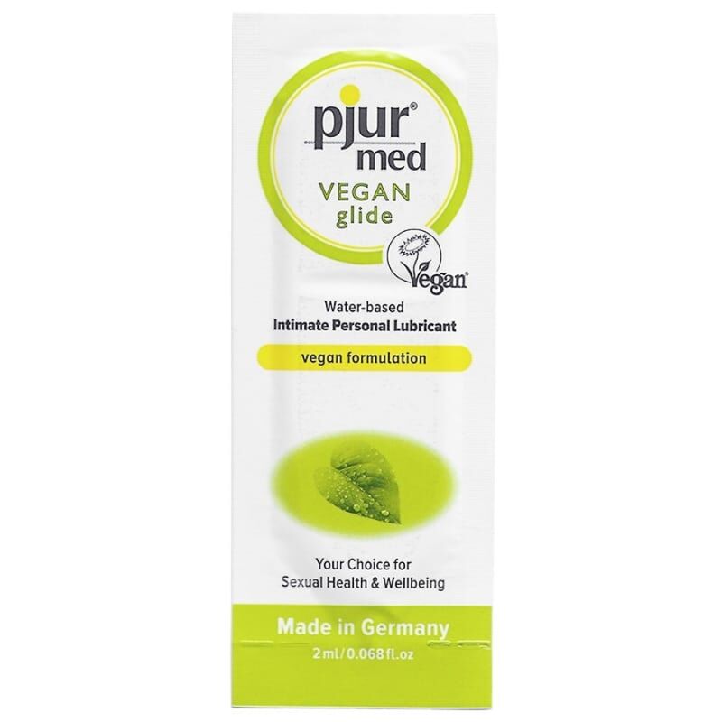 PJUR - MED VEGAN GLIDE LUBRIFICANTE BASE DE GUA 2 ML