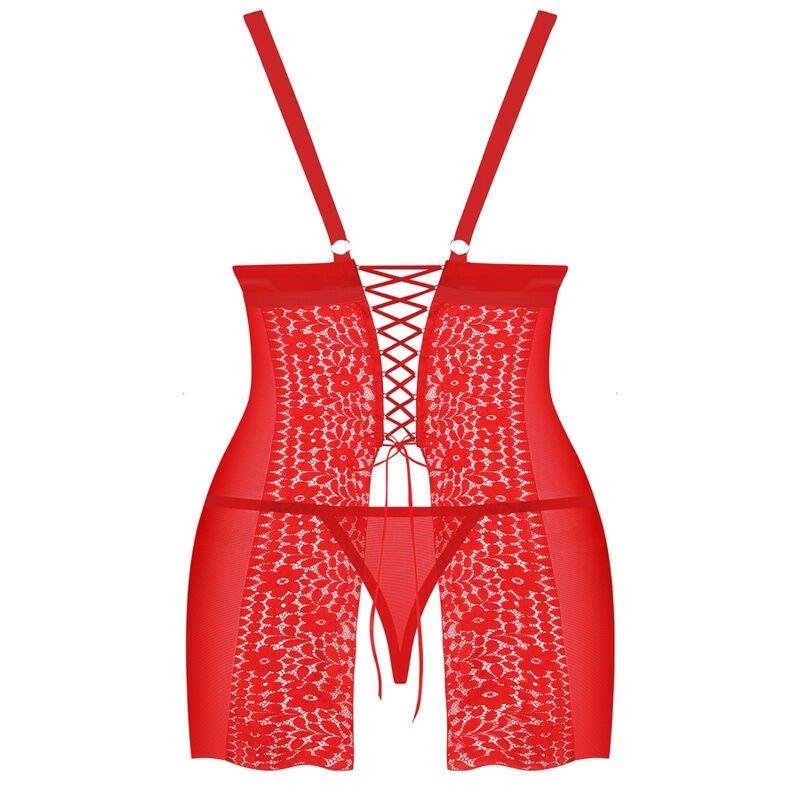 OBSESSIVE - CHEMISE Y TANGA BLOSSMINA 6XL/7XL
