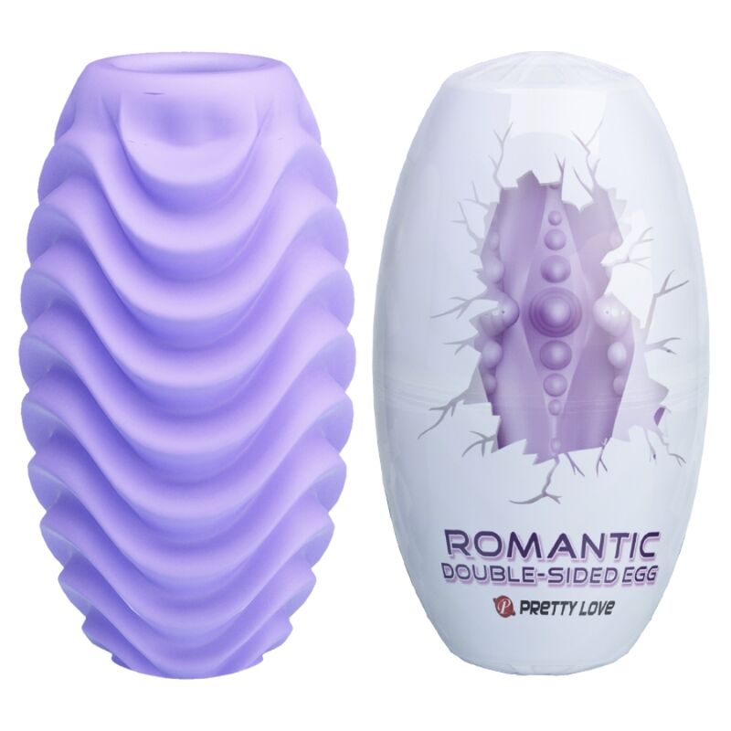 PRETTY LOVE - HUEVO MASTURBADOR DE DOBLE CARA COLOR LILA