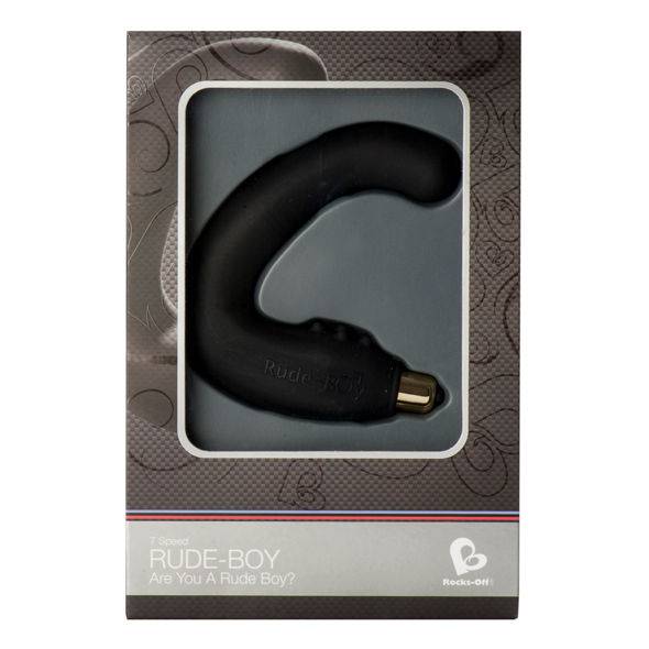 ROCKS-OFF - RUDE-BOY MASCULINO G-SPOT MASSAGER 7 V PRETO - Toys "n" Us