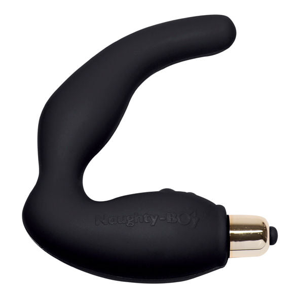 ROCKS-OFF - MASAJEADOR DE PUNTO G MASCULINO NAUGHTY-BOY 7 V NEGRO
