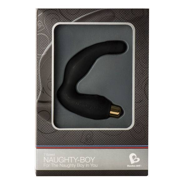 ROCKS-OFF - NAUGHTY-BOY MASCULINO G-SPOT MASSAGER 7 V PRETO - Toys "n" Us