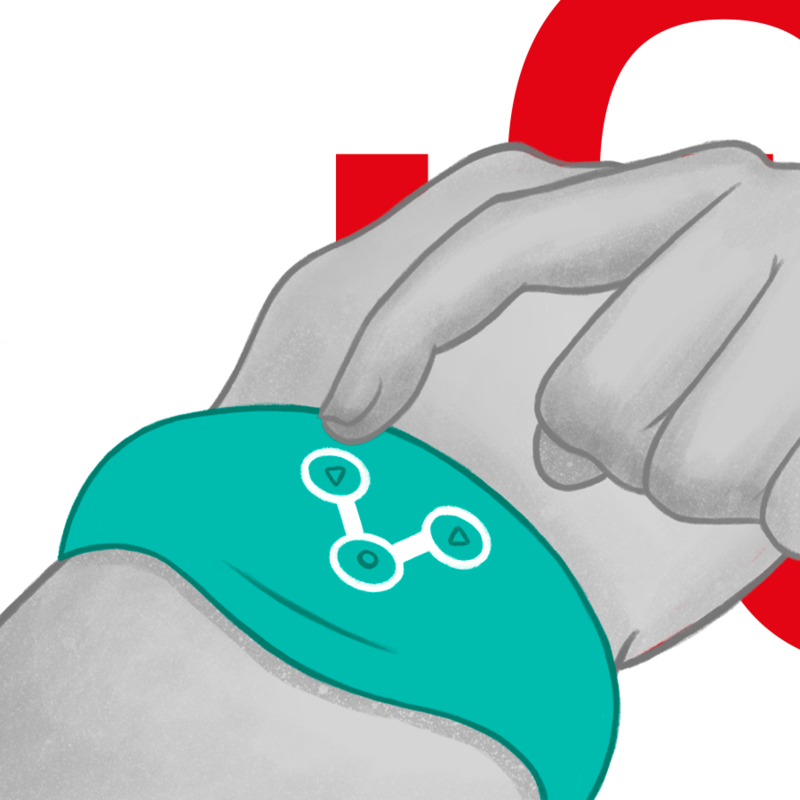 WATCHME - RELÓGIO COM TECNOLOGIA SEM FIO AQUAMARINE