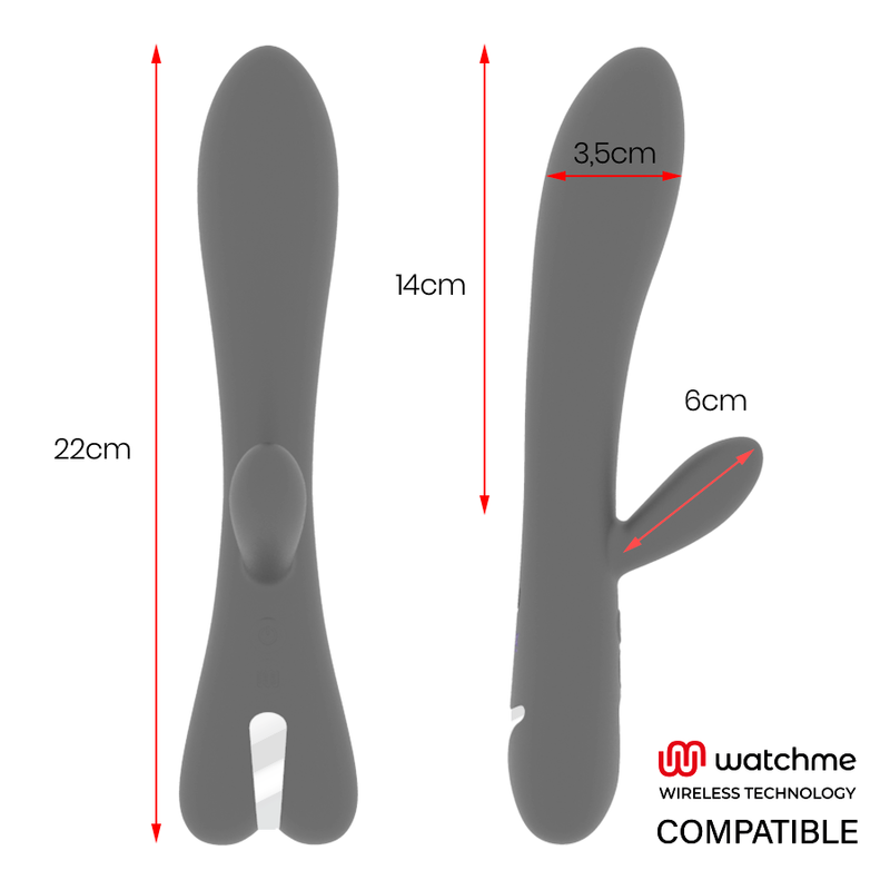 BRILLY GLAM - VIBRADOR ERIK WATCHME TECNOLOGIA SEM FIO COMPATÍVEL