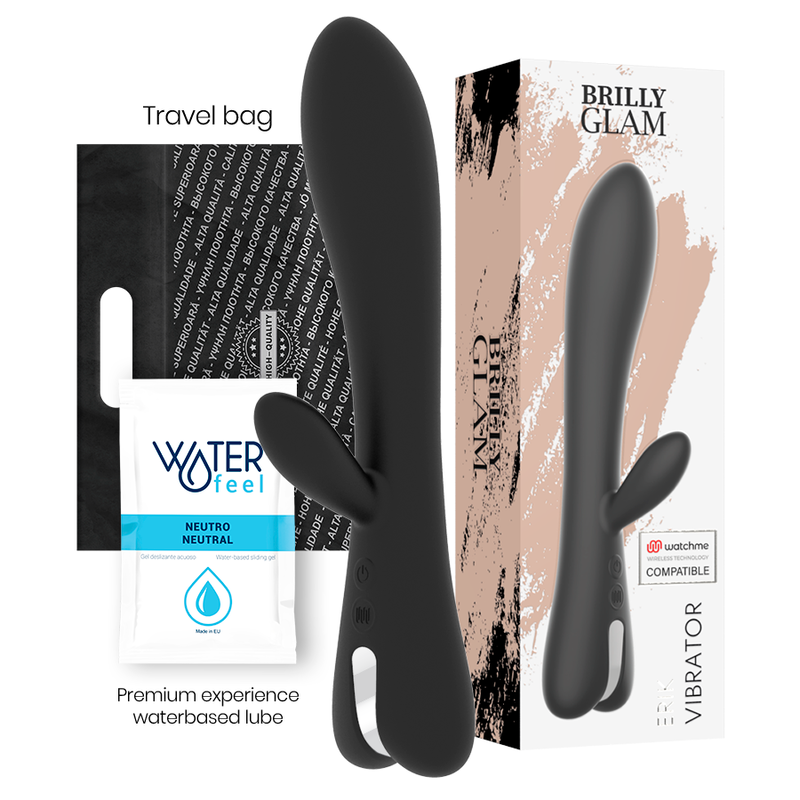 BRILLY GLAM - VIBRADOR ERIK WATCHME TECNOLOGIA SEM FIO COMPATÍVEL