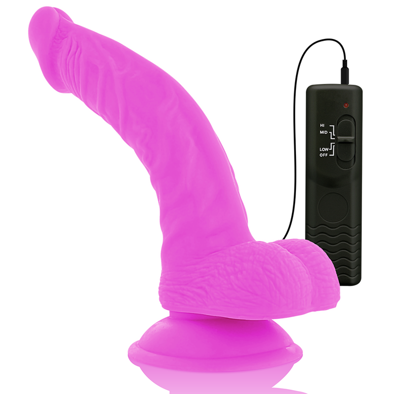 DIVERSIA - DIVERSIA PURPLE FLEXIBLE VIBRATOR 21.5 CM -O- 4.5 CM