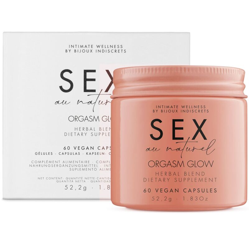BIJOUX - SUPLEMENTO ALIMENTAR ORGASM GLOW 60 CÁPSULAS