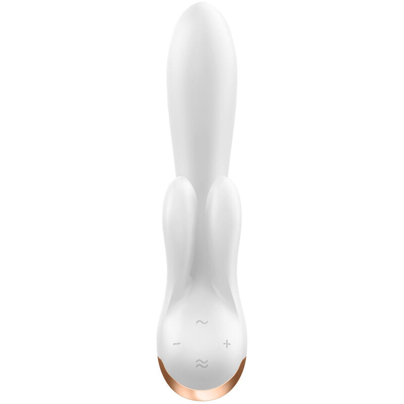 SATISFYER - DOUBLE FLEX VIBRATOR APP BLACK