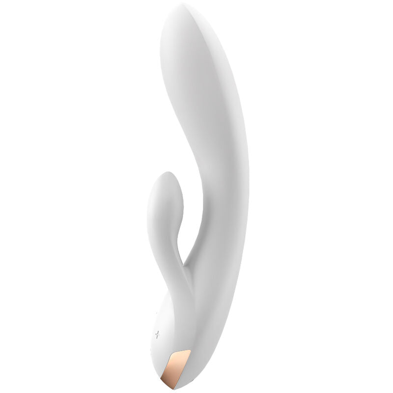 SATISFYER - DOUBLE FLEX VIBRATOR APP BLACK