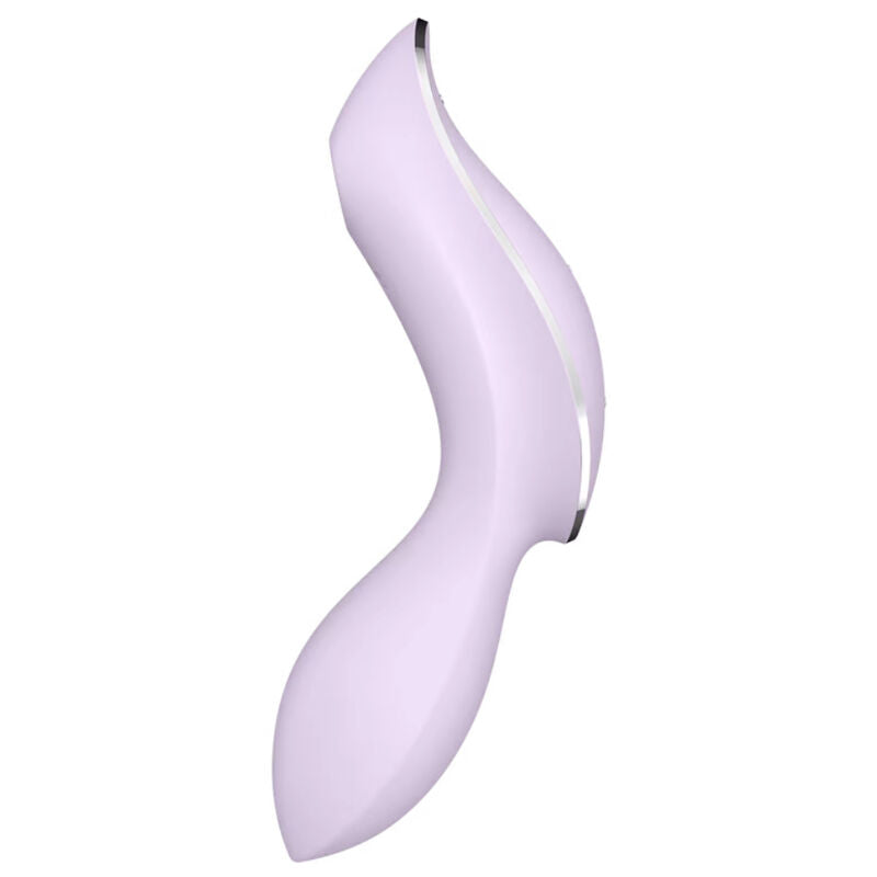 SATISFYER - VIBRADOR CURVY TRINITY 2 AIR PULSE MORADO