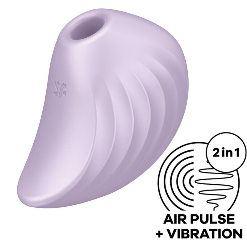 SATISFYER - PEARL DIVER ESTIMULADOR Y VIBRADOR DE PULSOS DE AIRE VIOLETA