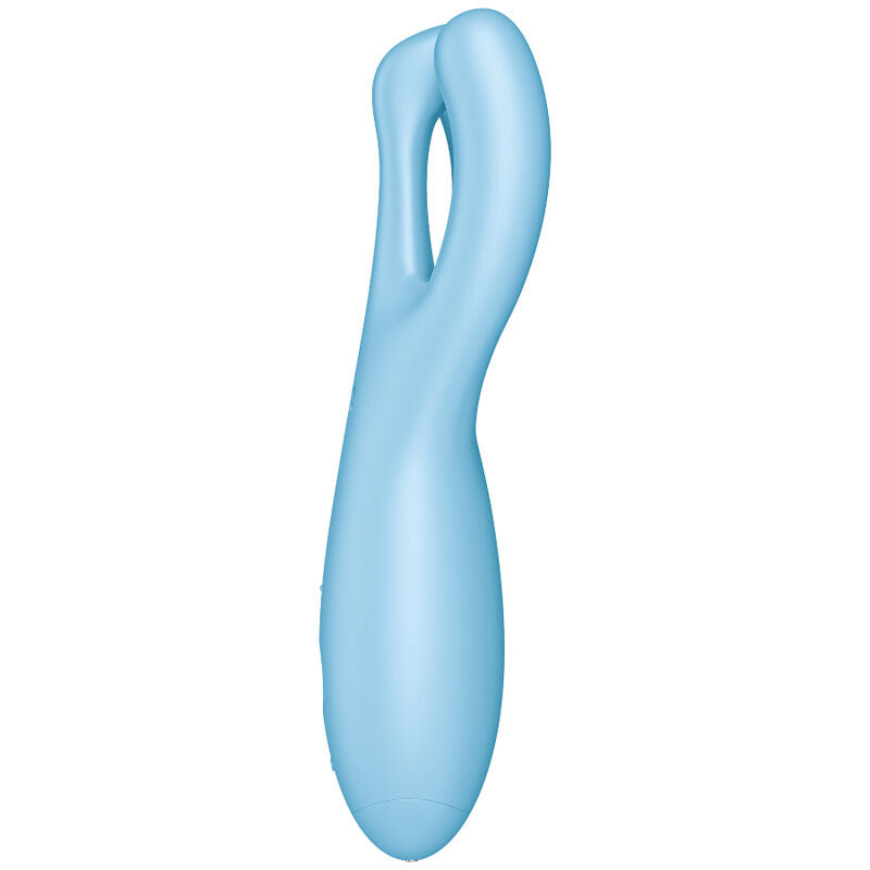 SATISFYER - APLICACIÓN DE VIBRADOR TRIO 4 AZUL