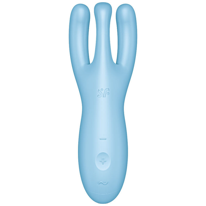 SATISFYER - APLICACIÓN DE VIBRADOR TRIO 4 AZUL