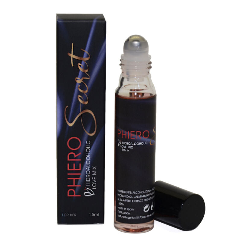 500 COSMÉTICOS - PHIERO SECRET COMBINAÇÃO NATURAL SEM ODOR DE HORMÔNIOS SEXUAIS FEMININOS 15 ML