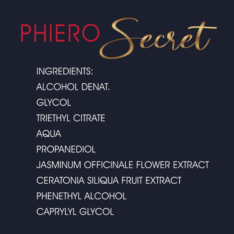 500 COSMÉTICOS - PHIERO SECRET COMBINAÇÃO NATURAL SEM ODOR DE HORMÔNIOS SEXUAIS FEMININOS 15 ML