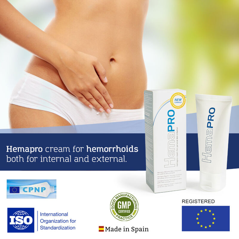 500 COSMÉTICOS - CREMA HEMAPRO PARA EL TRATAMIENTO DE HEMORROIDES