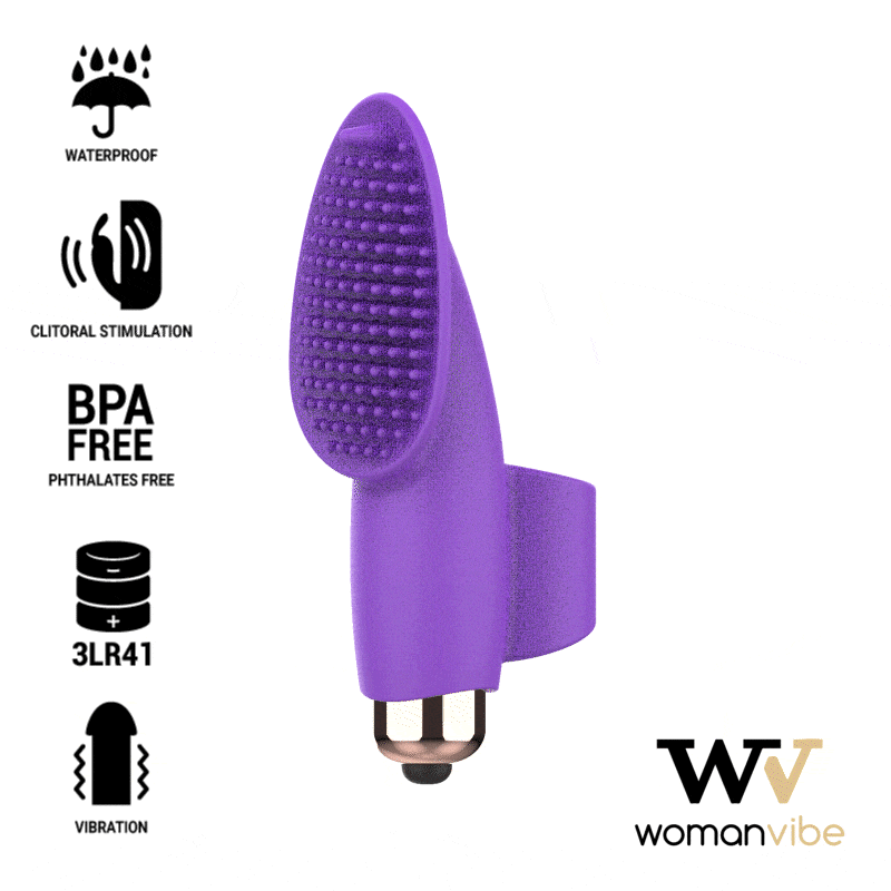 WOMANVIBE - DEDO ESTIMULADOR DE SILICONE AISHA - Toys "n" Us