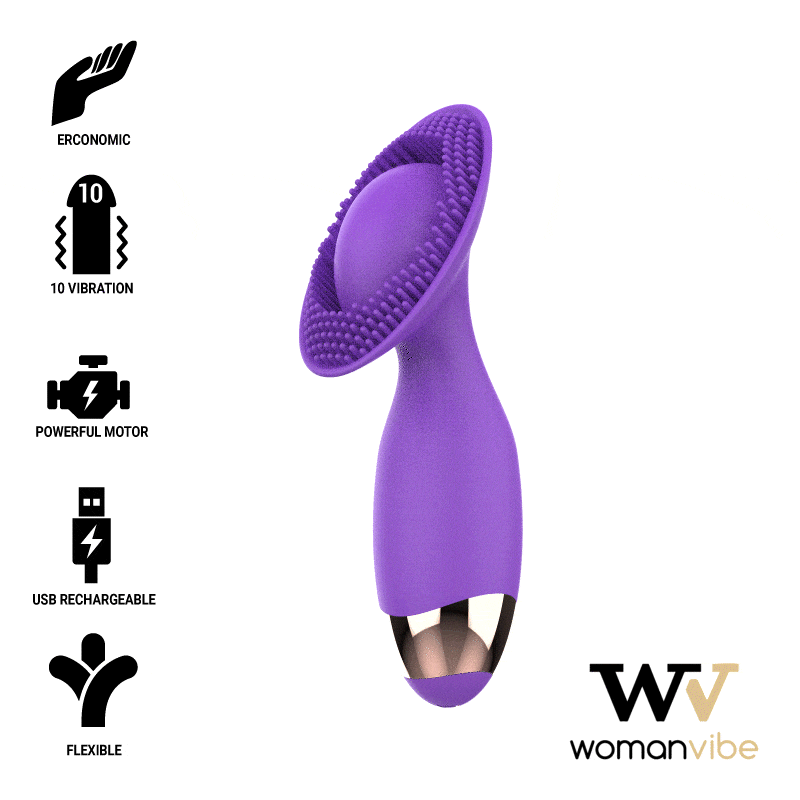 WOMANVIBE - SILICONE RECARREGÁVEL DE ESTIMULADOR DE CACHORRO - Toys "n" Us