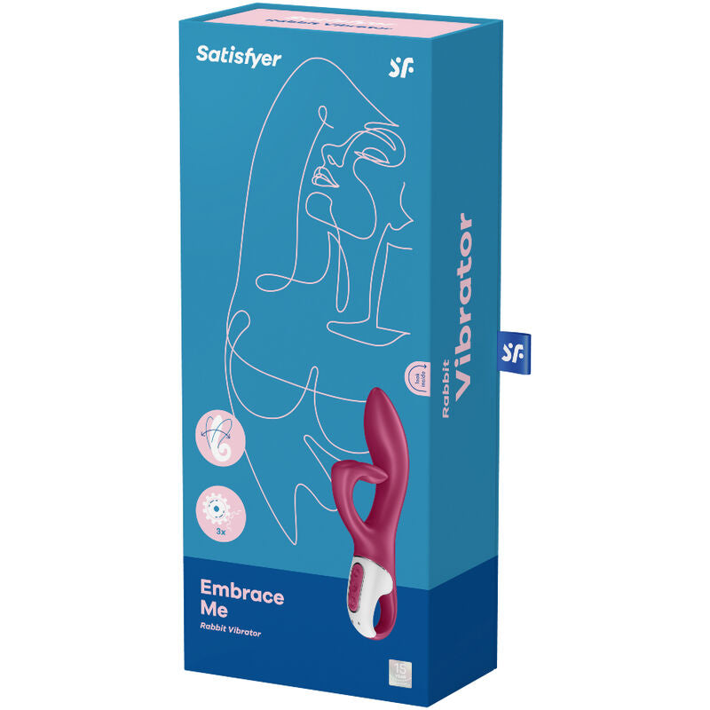 SATISFYER - VIBRADOR EMBRACE ME PUNTO G TURQUESA