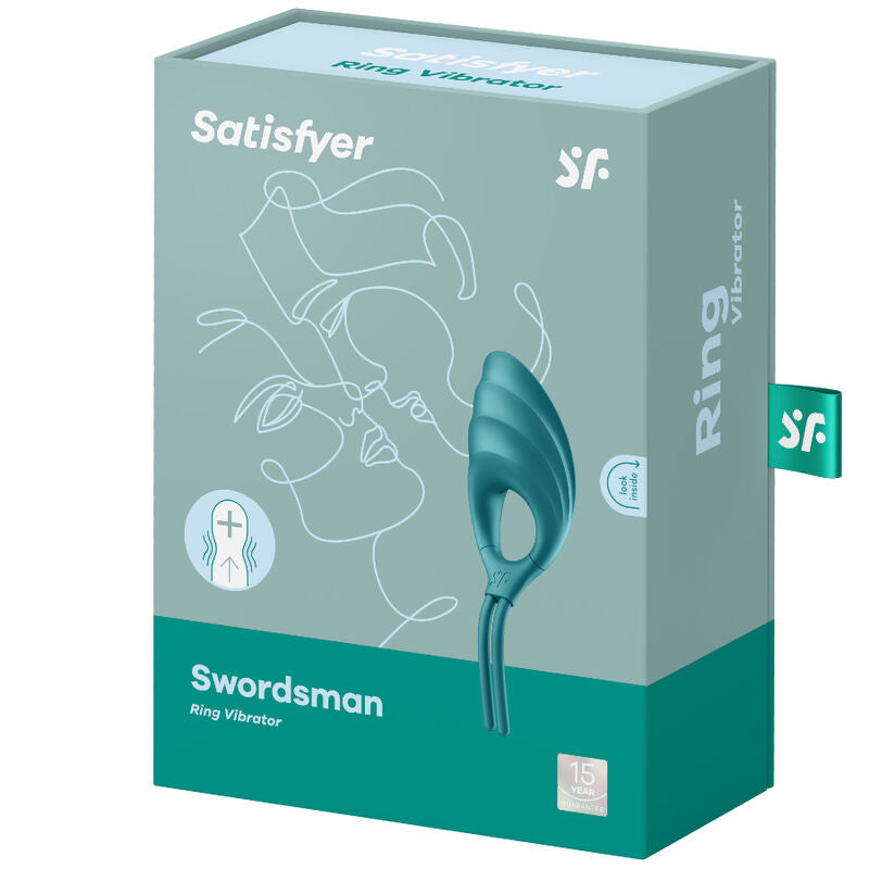 SATISFYER - SWORDSMAN RING VIBRATOR BLUE