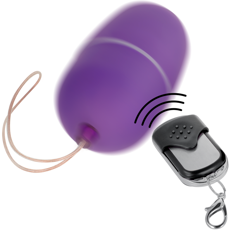 EN LÍNEA - HUEVO VIBRADOR CON CONTROL REMOTO M MORADO
