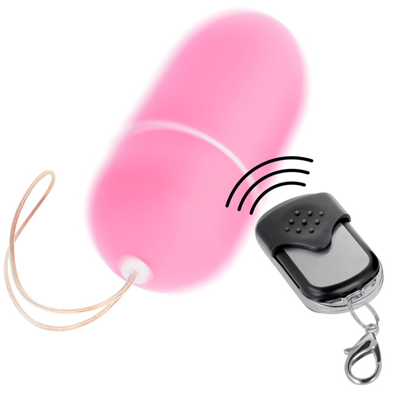EN LÍNEA - HUEVO VIBRADOR A CONTROL REMOTO L ROSA