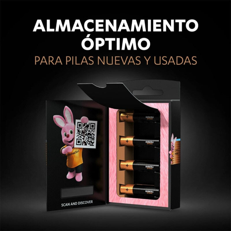 DURACELL - OPTIMUM 200 PILAS ALCALINAS AAA LR03 4 UNIDADES