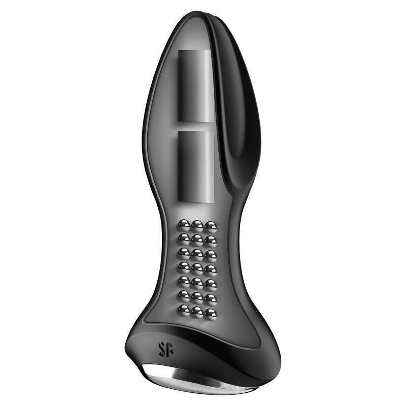 SATISFYER - ROTATOR PLUG 2+ PLUG VIBRATÓRIO APP VERMELHO