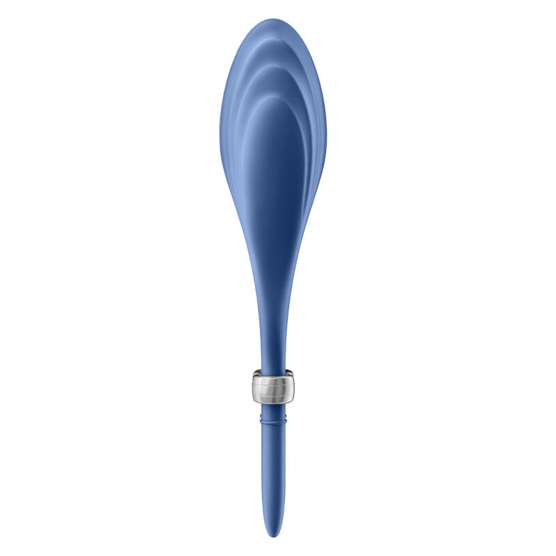 SATISFYER - ANEL VIBRADOR DUELISTE CINZA