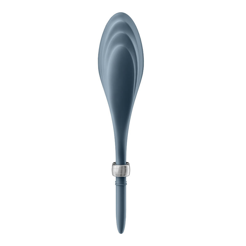 SATISFYER - ANEL VIBRADOR DUELISTE CINZA