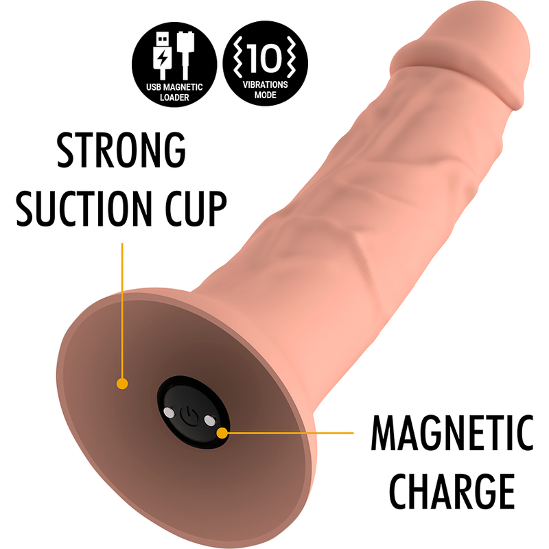 MITOLOGIA - ASHER ORIGINAL DILDO S - VIBRADOR COMPATÍVEL COM A TECNOLOGIA WIRELESS WATCHME