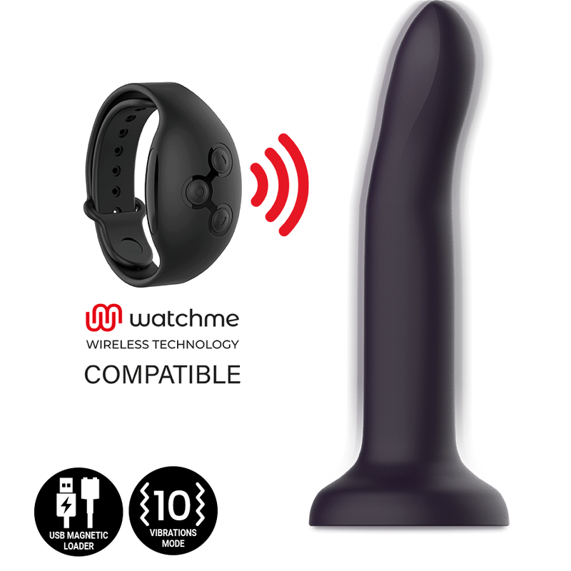 MITOLOGIA - DUMAN MYSTIC DILDO M - VIBRADOR COMPATÍVEL COM A TECNOLOGIA WIRELESS WATCHME