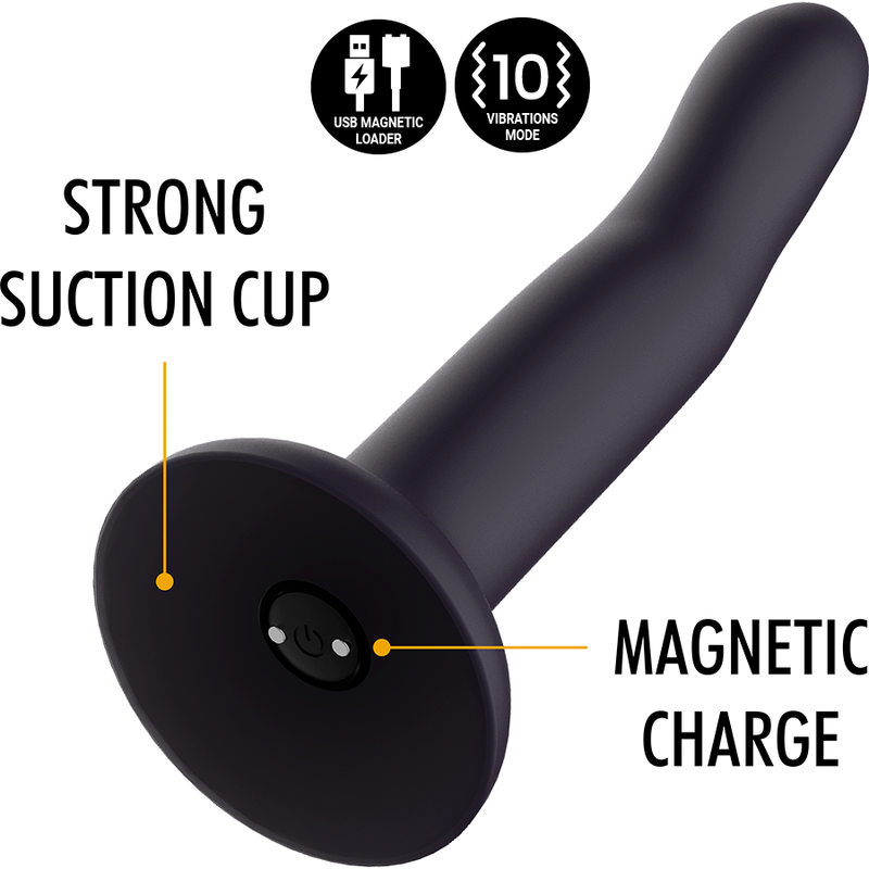 MITOLOGIA - DUMAN MYSTIC DILDO M - VIBRADOR COMPATÍVEL COM A TECNOLOGIA WIRELESS WATCHME