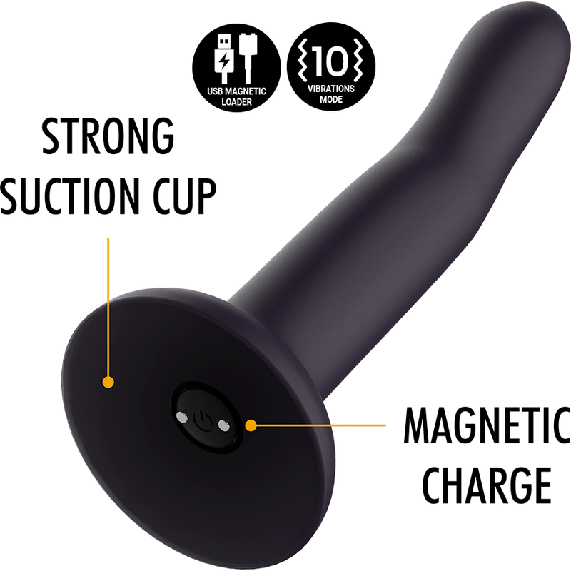 MITOLOGIA - DUMAN MYSTIC DILDO L - VIBRADOR COMPATÍVEL COM A TECNOLOGIA WIRELESS WATCHME